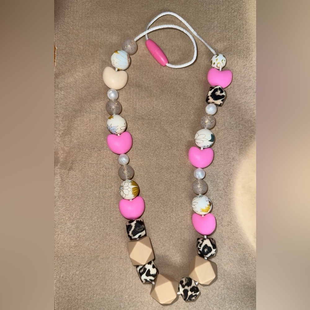 Baby Girl Teething Necklace